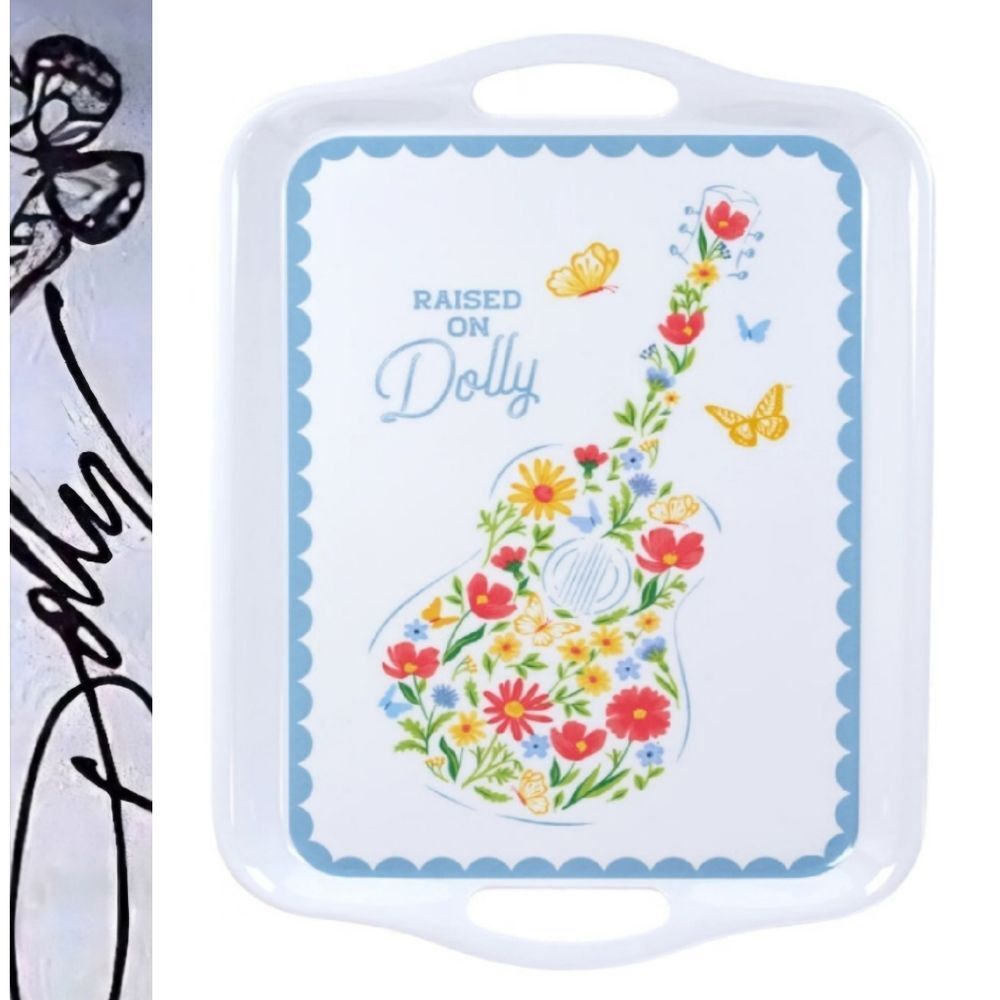 Dolly Parton Raised On Dolly Rectangular Tray